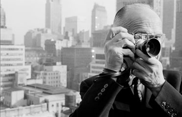 Magnum photographer Henri Cartier-Presson in Paris